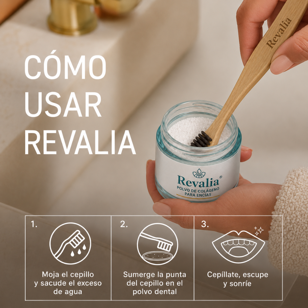 Revalia: Polvo de Colágeno para Encías